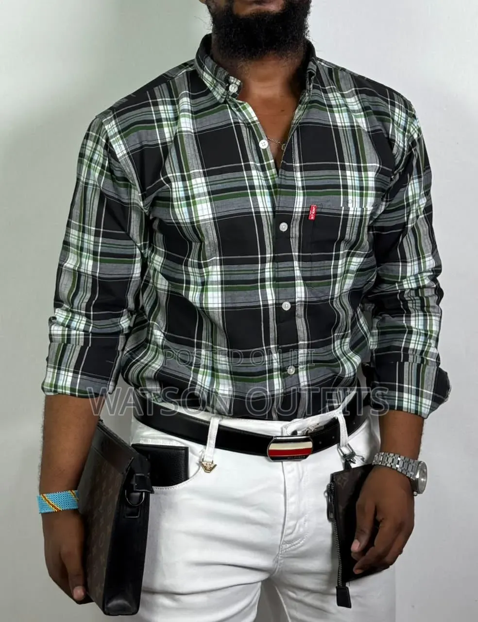 Mashati or Shati Za Kiume or Men's New Shirts Materials Original