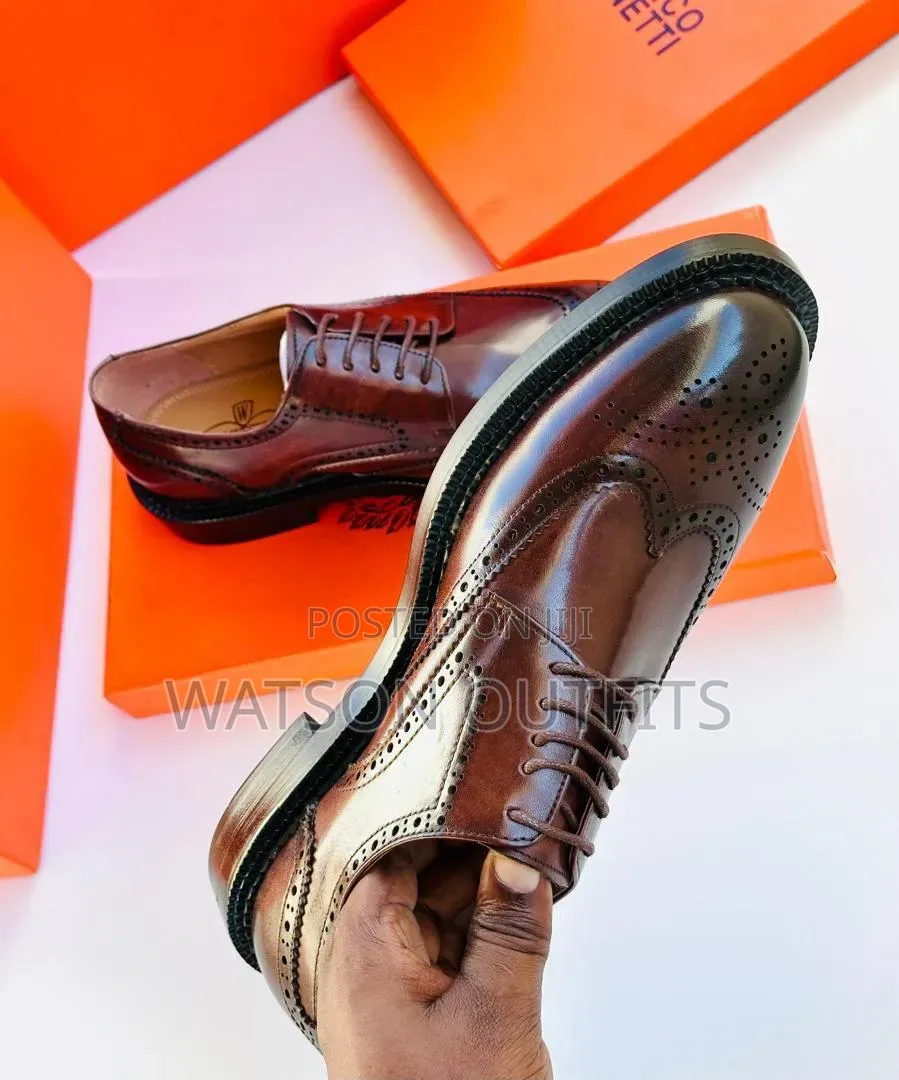 Men's Leather Shoes J.M.Weston Classically Branded Soles Very Best