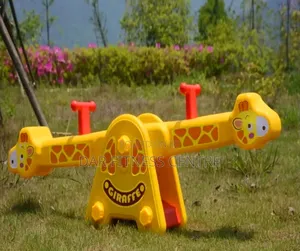 Giraffe Kid See Saw