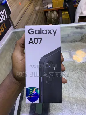 New Samsung Galaxy A07 128 GB Black