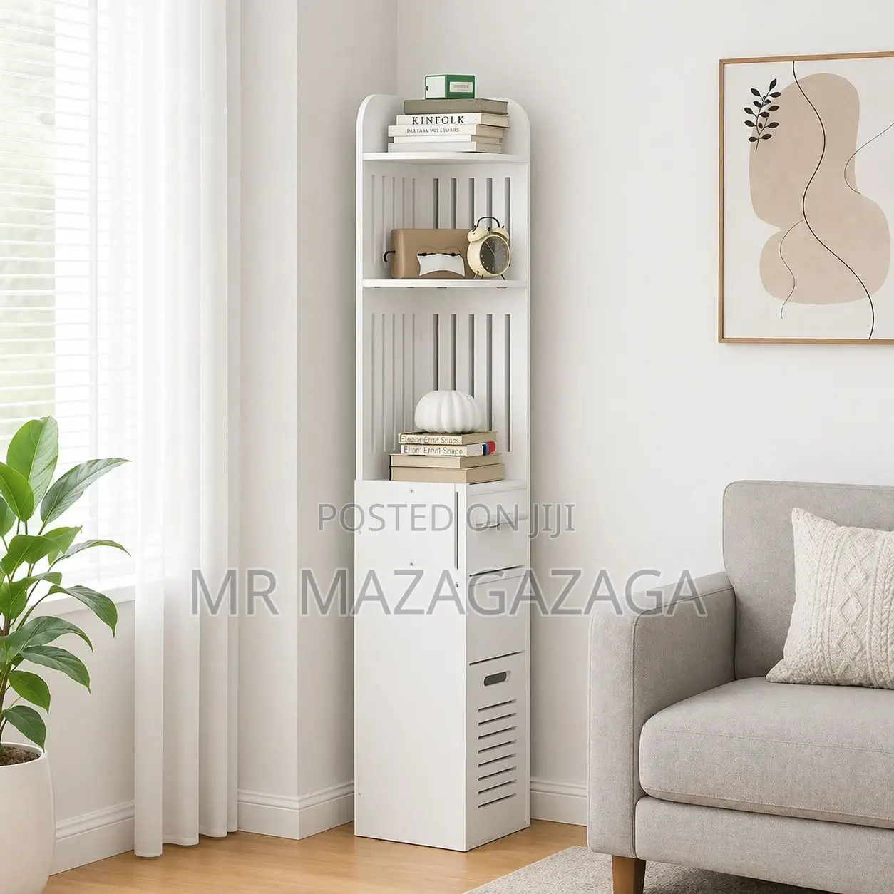 Tower Storage Cabinet Dimensions: 20×20×120cm