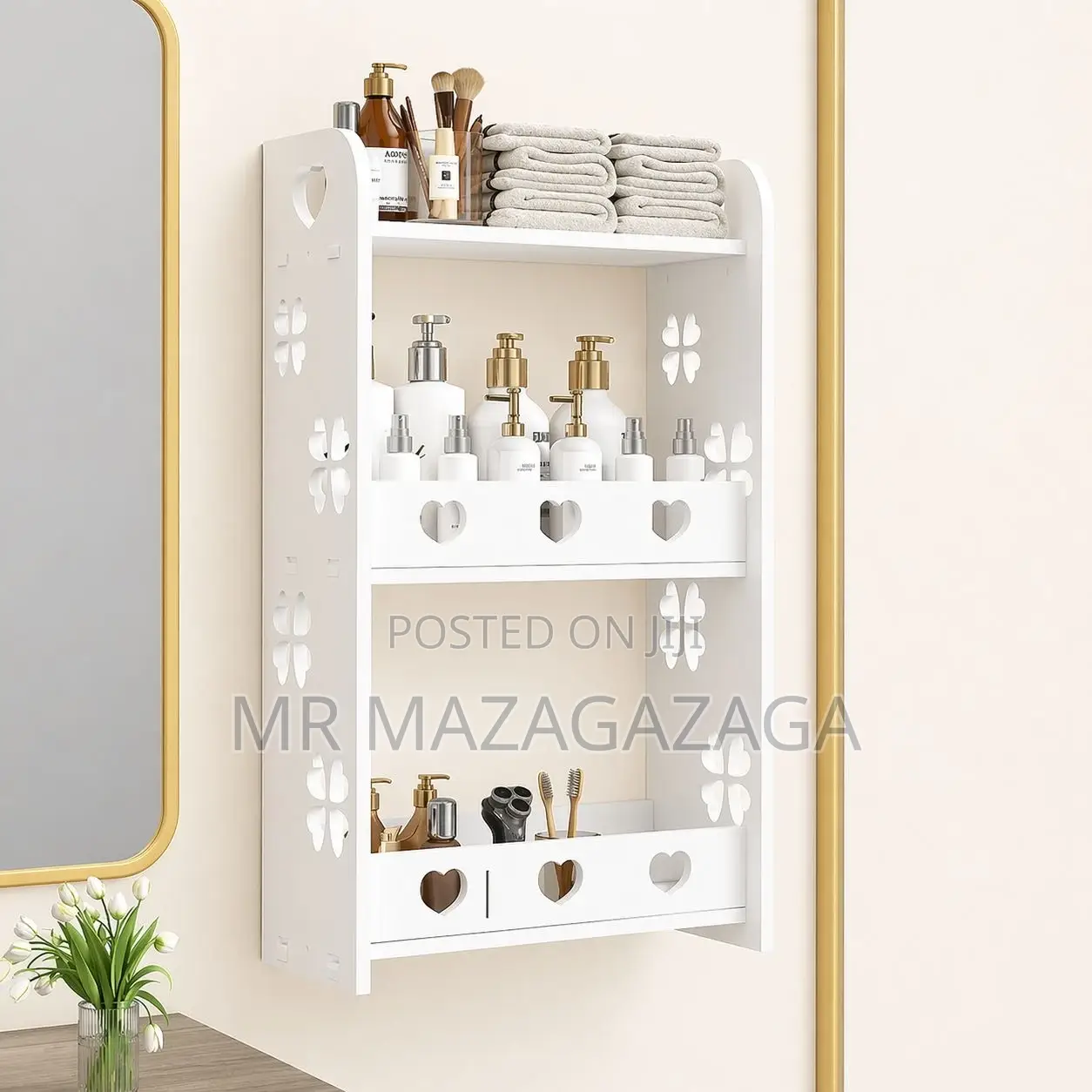 Wall Mounted Bathroom Shelf Organizer*