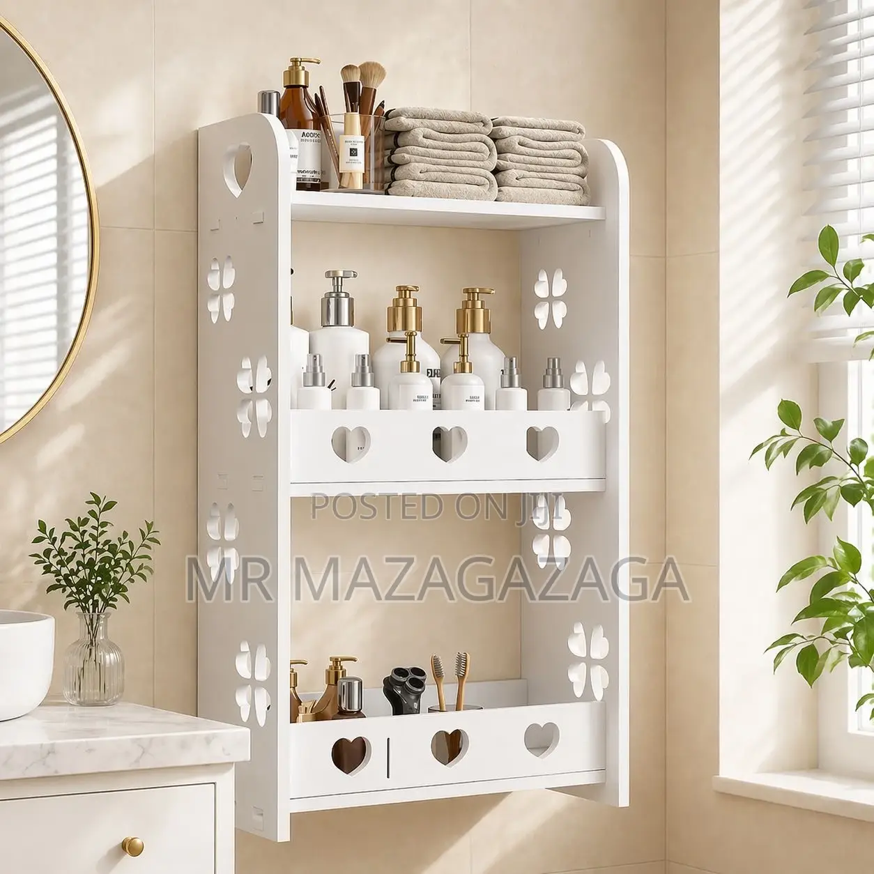 Wall Mounted Bathroom Shelf Organizer*