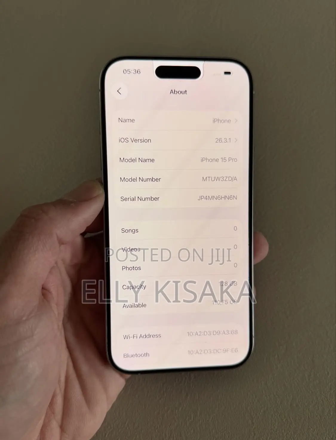 New Apple iPhone 15 Pro 128 GB Silver