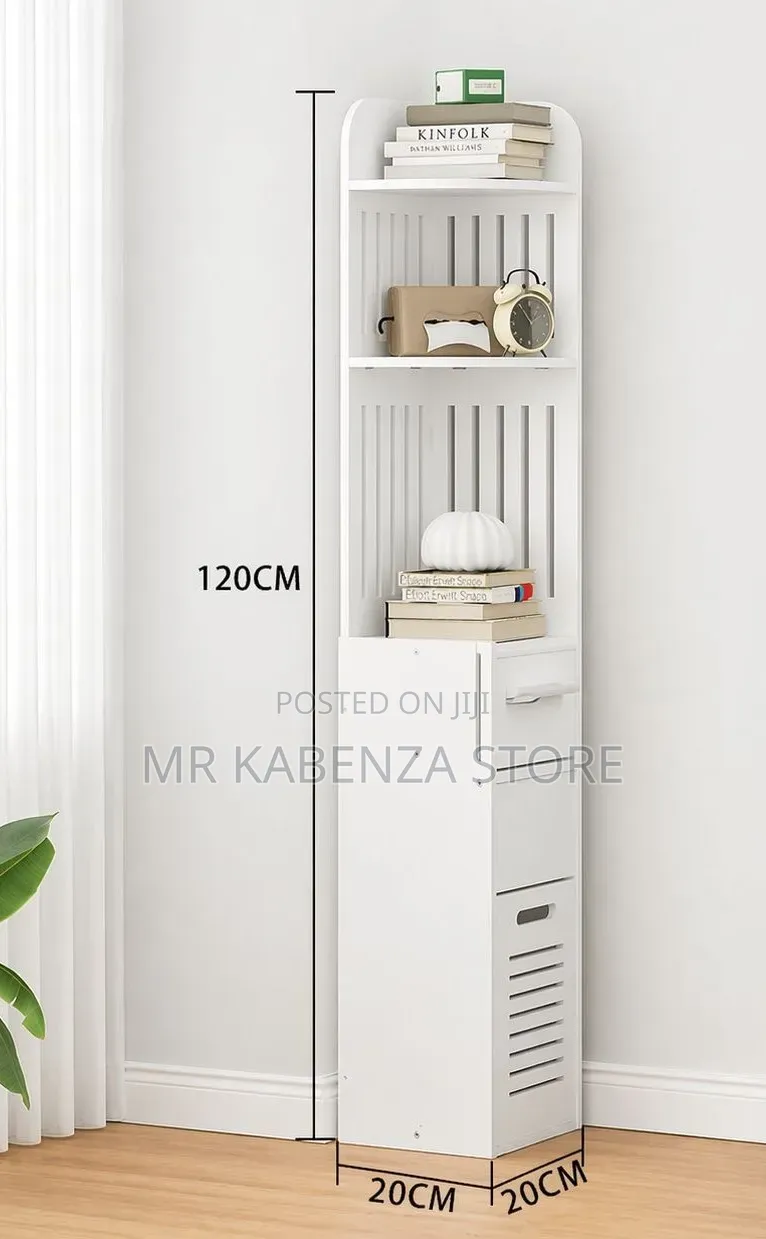 Slim Storag Tower Cabinet 20×20×120cm