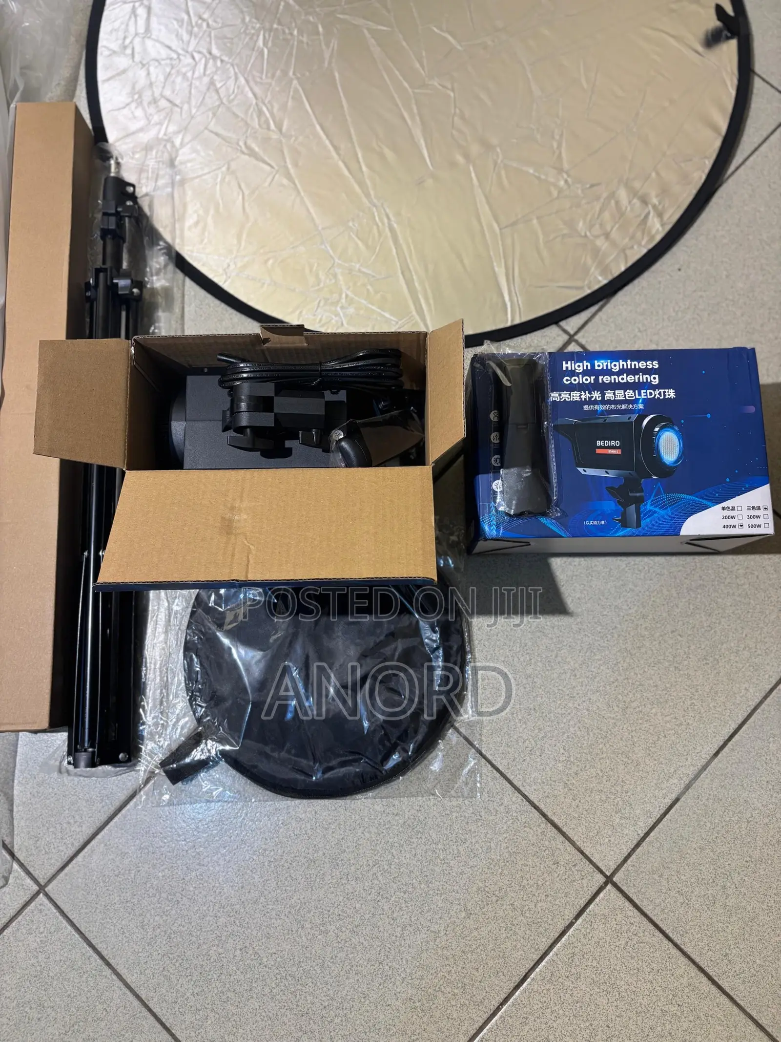 Bediro Led Full Light Kit Soft Box,Reflector,Stand Vyote Vipya Offa