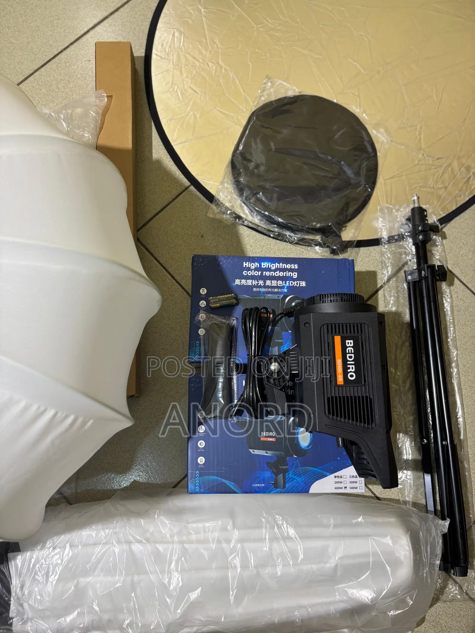 Bediro Led Full Light Kit Soft Box,Reflector,Stand Vyote Vipya Offa