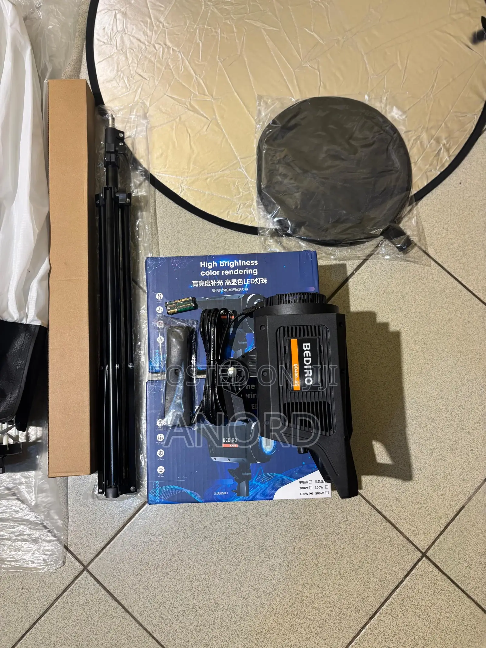 Bediro Led Full Light Kit Soft Box,Reflector,Stand Vyote Vipya Offa