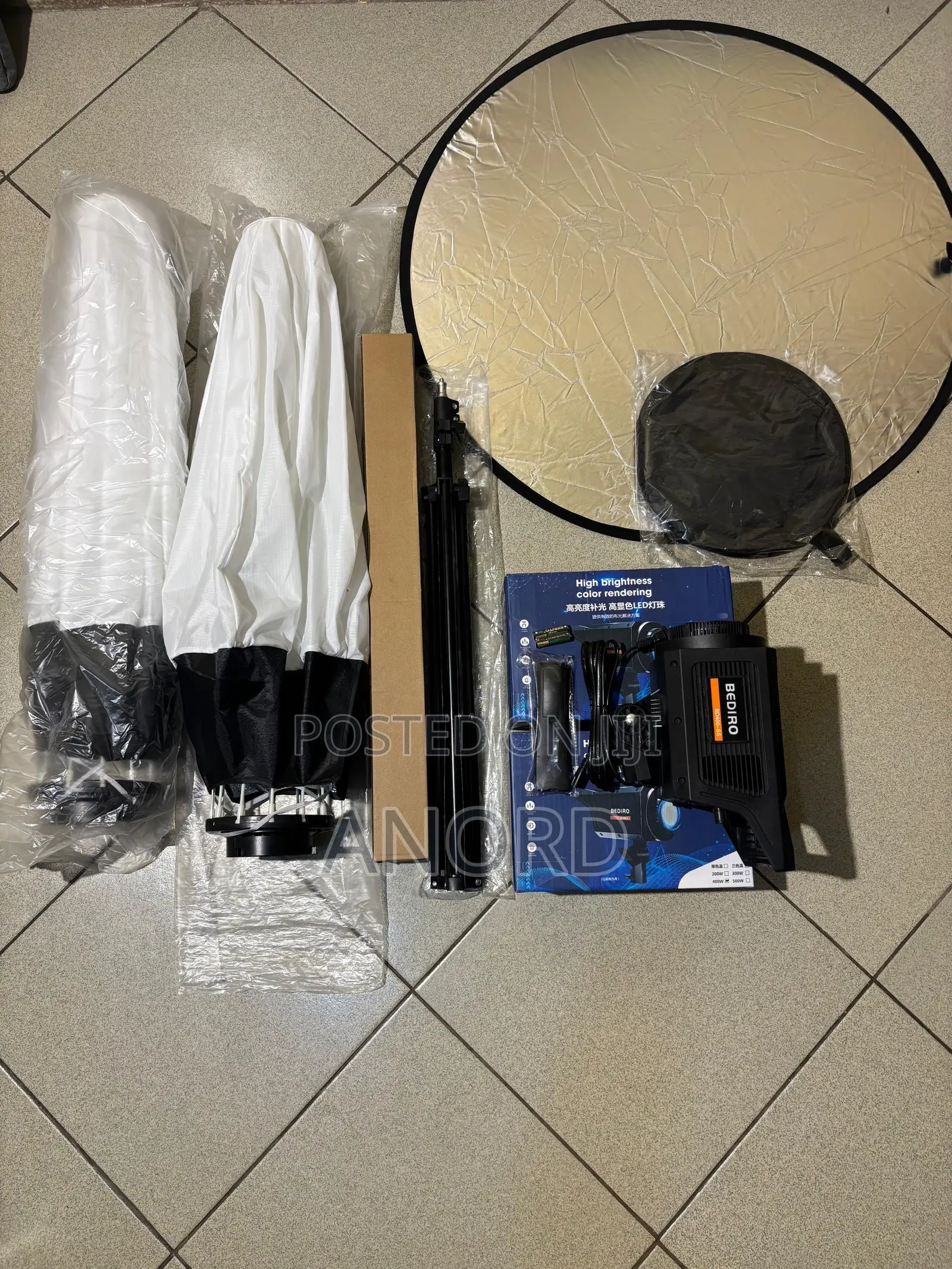 Bediro Led Full Light Kit Soft Box,Reflector,Stand Vyote Vipya Offa