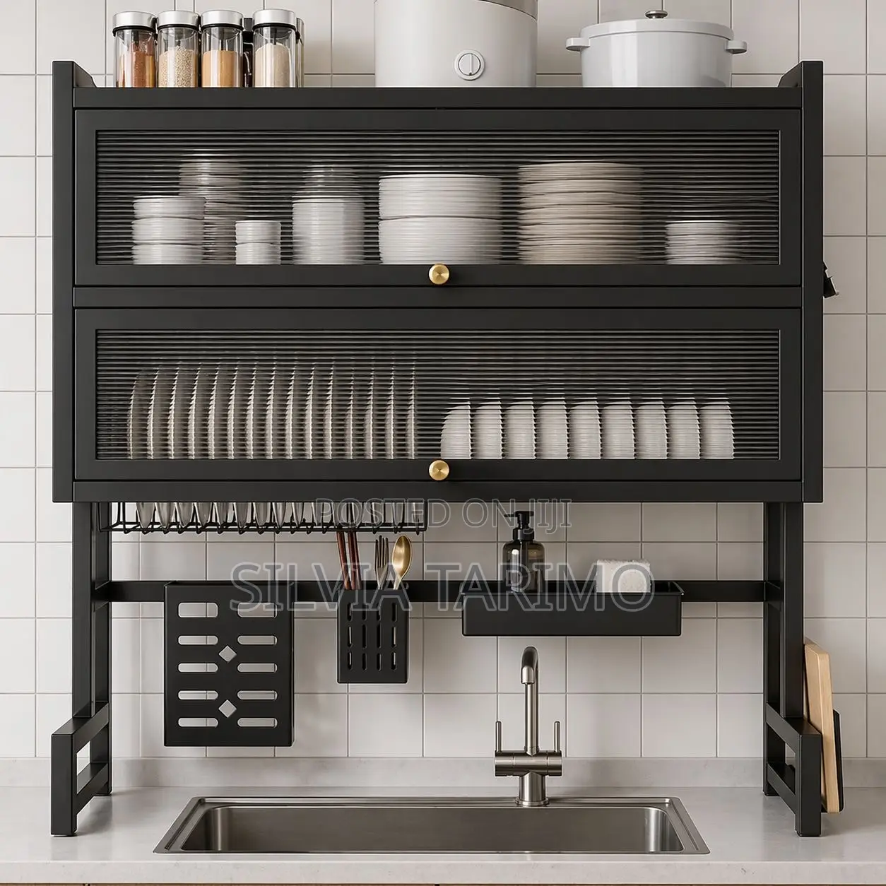 Premium Over-Sink Dish Drying Rack 85cm