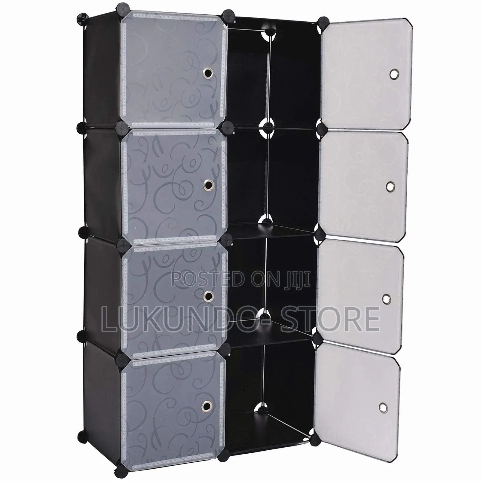 Kabati La Plastic Milango 2 Simple Wardrobe