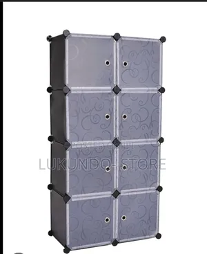 Kabati La Plastic Milango 2 Simple Wardrobe