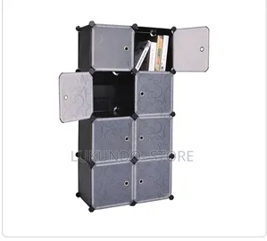 Kabati La Plastic Milango 2 Simple Wardrobe