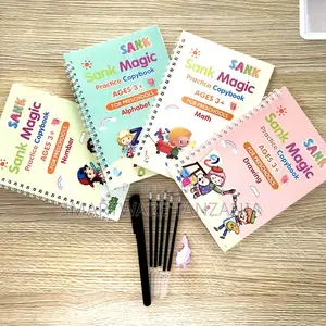 Sank Magic 4-book Practice Copybook Set Preschool Ages 3 Up