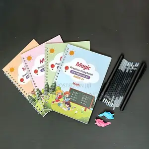 Magic Practice Copybook 4-book Preschool Set With Pen Grips