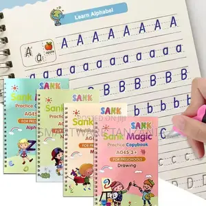 Sank Magic Reusable Groove Copybook Alphabet Letters Tracing