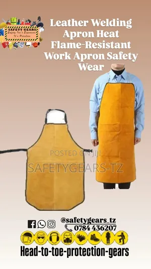 Safety Cowhide Leather Welding Apron