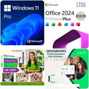 Windows 11 Pro + Microsoft Office 2024 + Quickbooks 2021 Uk