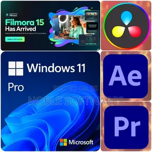 Windows 11 Pro + Video Editing, Motion Softwares ( Installation )