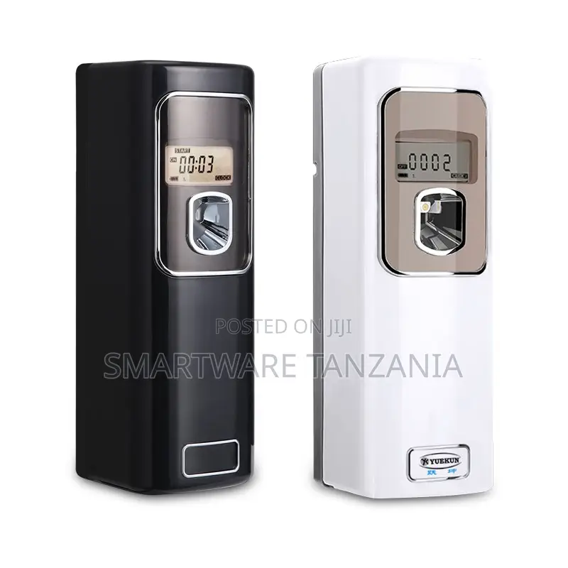 Yuekun LCD Automatic Aerosol Dispenser Black White Timer Set
