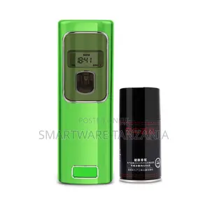 LCD Automatic Aerosol Dispenser Green With Air Freshener Can