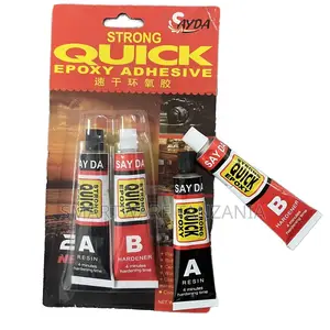 Sayda Strong Quick Epoxy Adhesive Ab Glue 4 Min Hardener