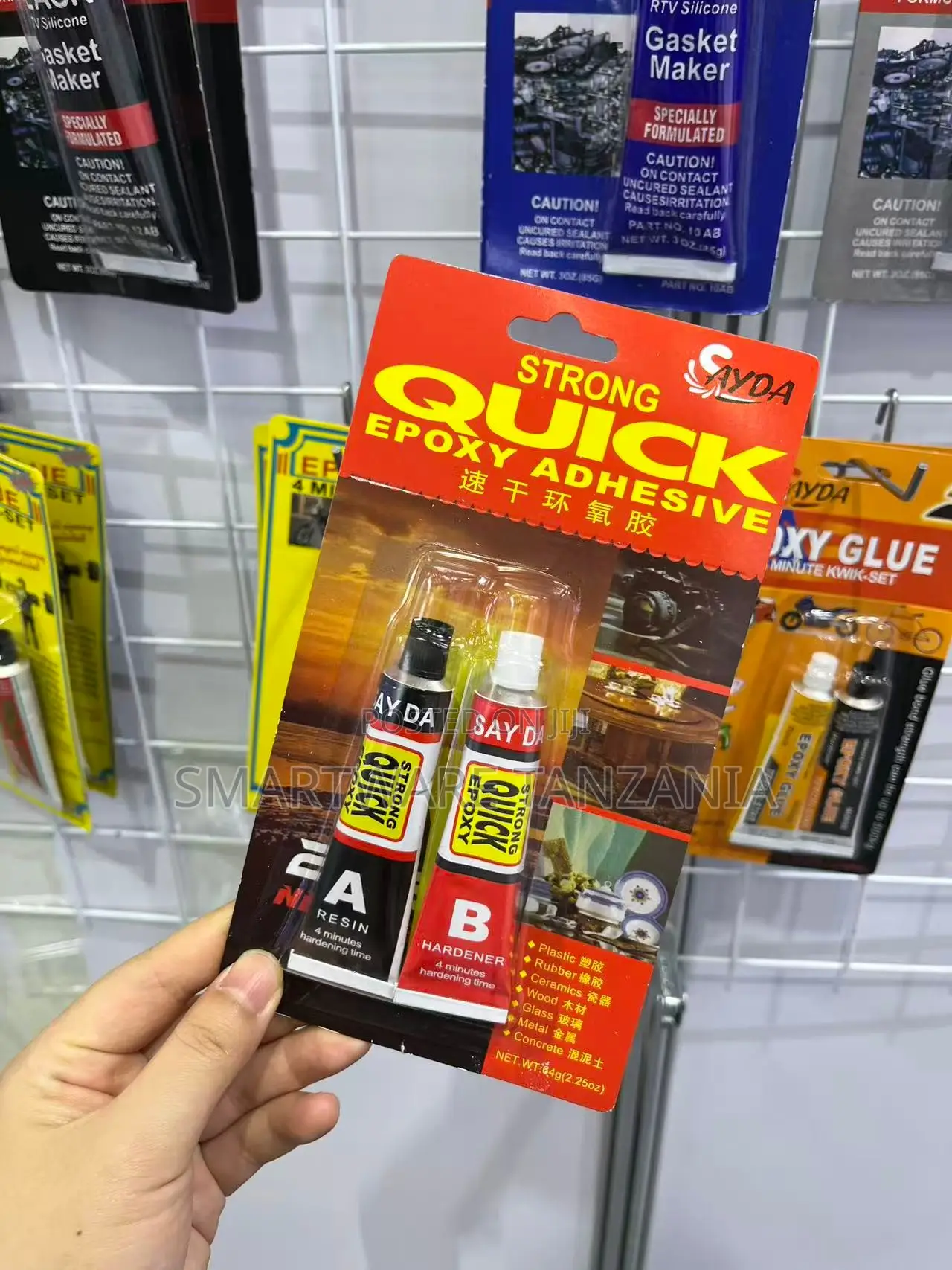 Sayda Strong Quick Epoxy Adhesive 4 Min Ab Glue Retail