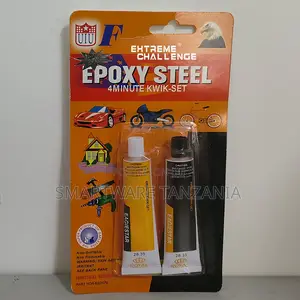 Uiu Epoxy Steel 4 Minute Kwik-set Ab Adhesive 2-part Glue