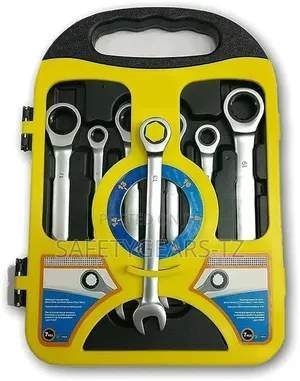 7pc Heavy Duty Mirror Doal Uses Ratchet Wrench Set