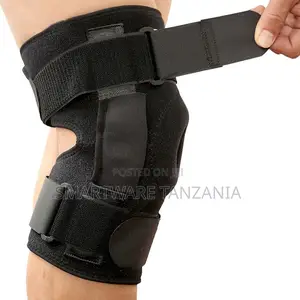 Hinged Knee Brace Support With Adjustable Straps Neoprene