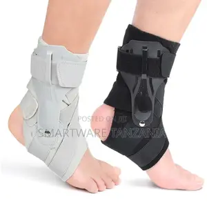 Ankle Brace Rigid Support Grey And Black Versions Available