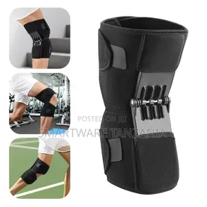 Spring Loaded Knee Support Brace Gym Hiking Tennis Sport