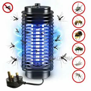 Electric Mosquito Zapper Uv Lamp Indoor Insect Killer Round