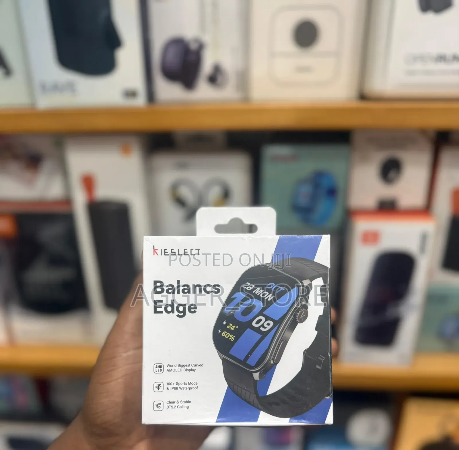 Kieslect Balancs Edge Smart Watch Black