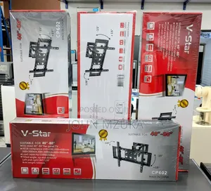 Tv Bracket Rotation 180° Inafunga Tv Kuanzia Inchi 40 Hadi 80