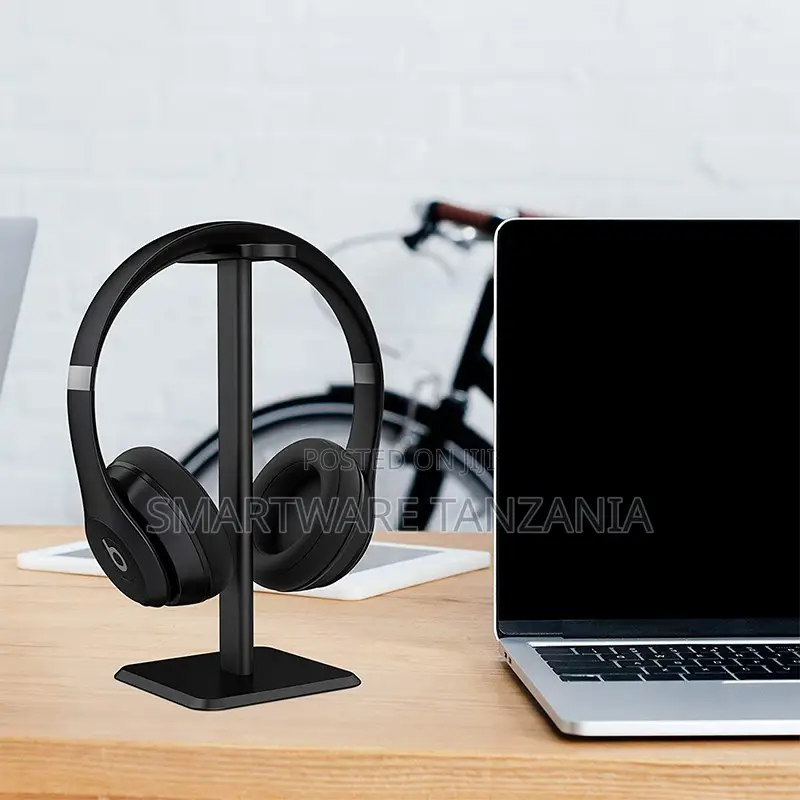 Black Aluminum Headphone Stand Desk Display Holder Office