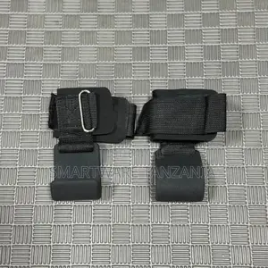 Lifting Hook Wrist Straps Gym Pair Barbell Deadlift Grip