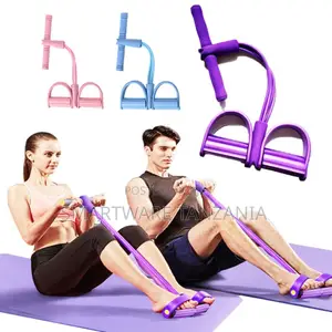 Foot Pedal Pull Rope Resistance Band Core Trainer 3 Colors