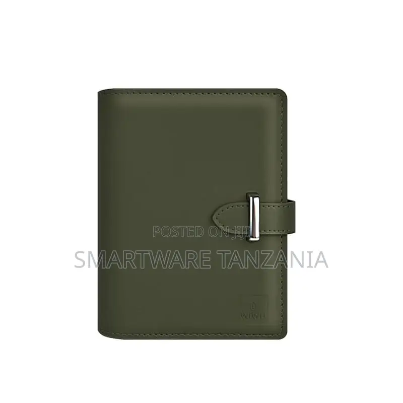 Wiwu Ambassador Passport Wallet Rfid Safe Green Leather Case