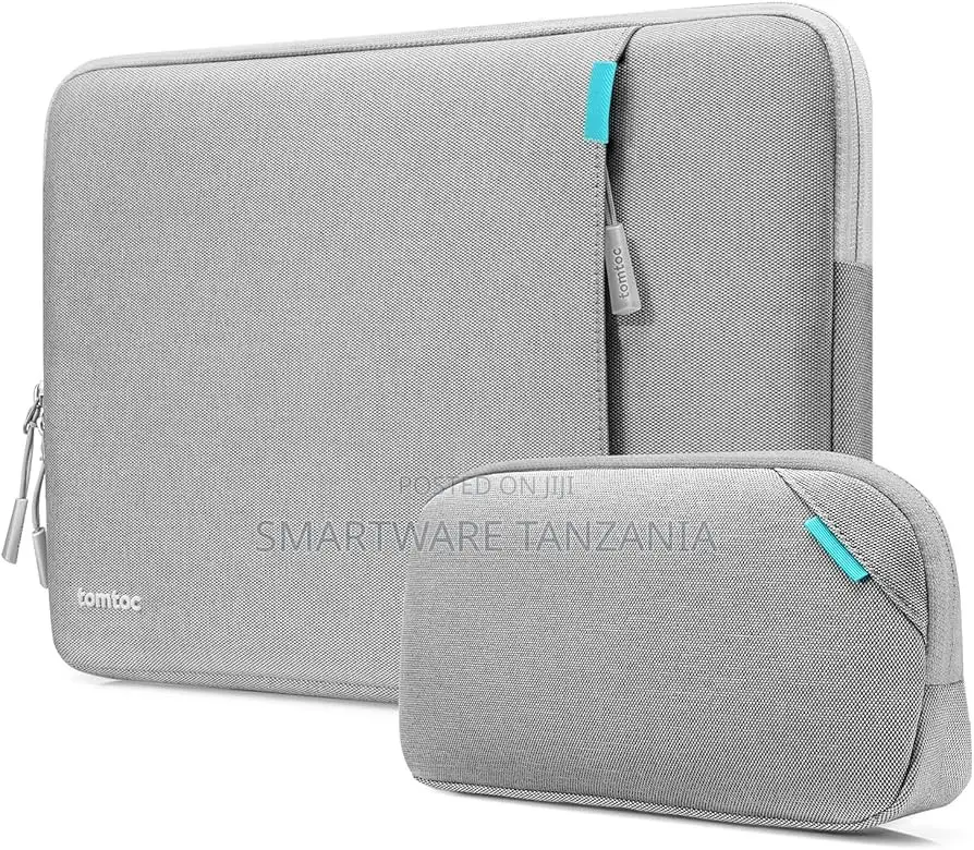 Tomtoc Laptop Sleeve Gray With Front Pocket 13 14 Inch Bag