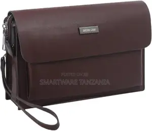 Green Lion Mara Clutch Bag - Brown Travel-friendly Organizer