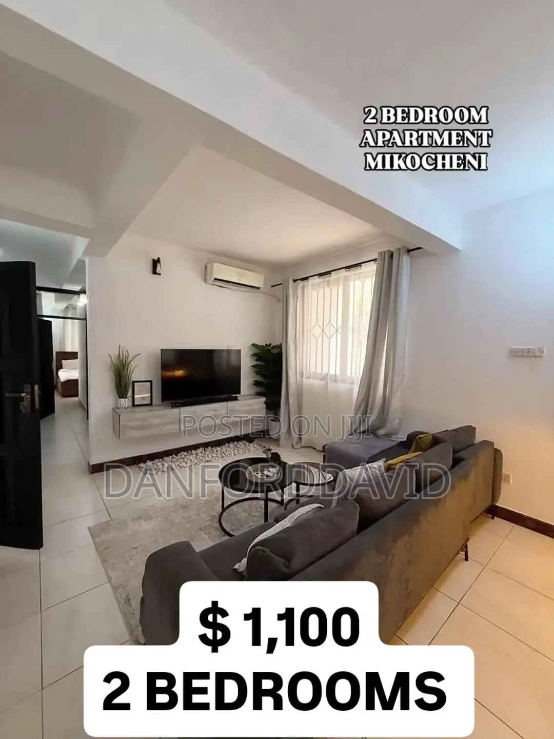 Furnished 2bdrm Apartment in Kahwa Real Estate, Mikocheni for rent