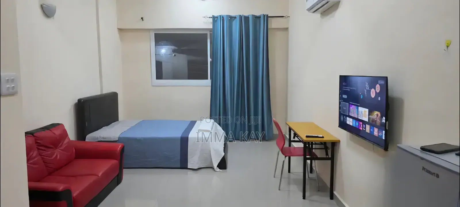 Furnished Studio Apartment in Zahra Arcade Upanga, Kinondoni for rent