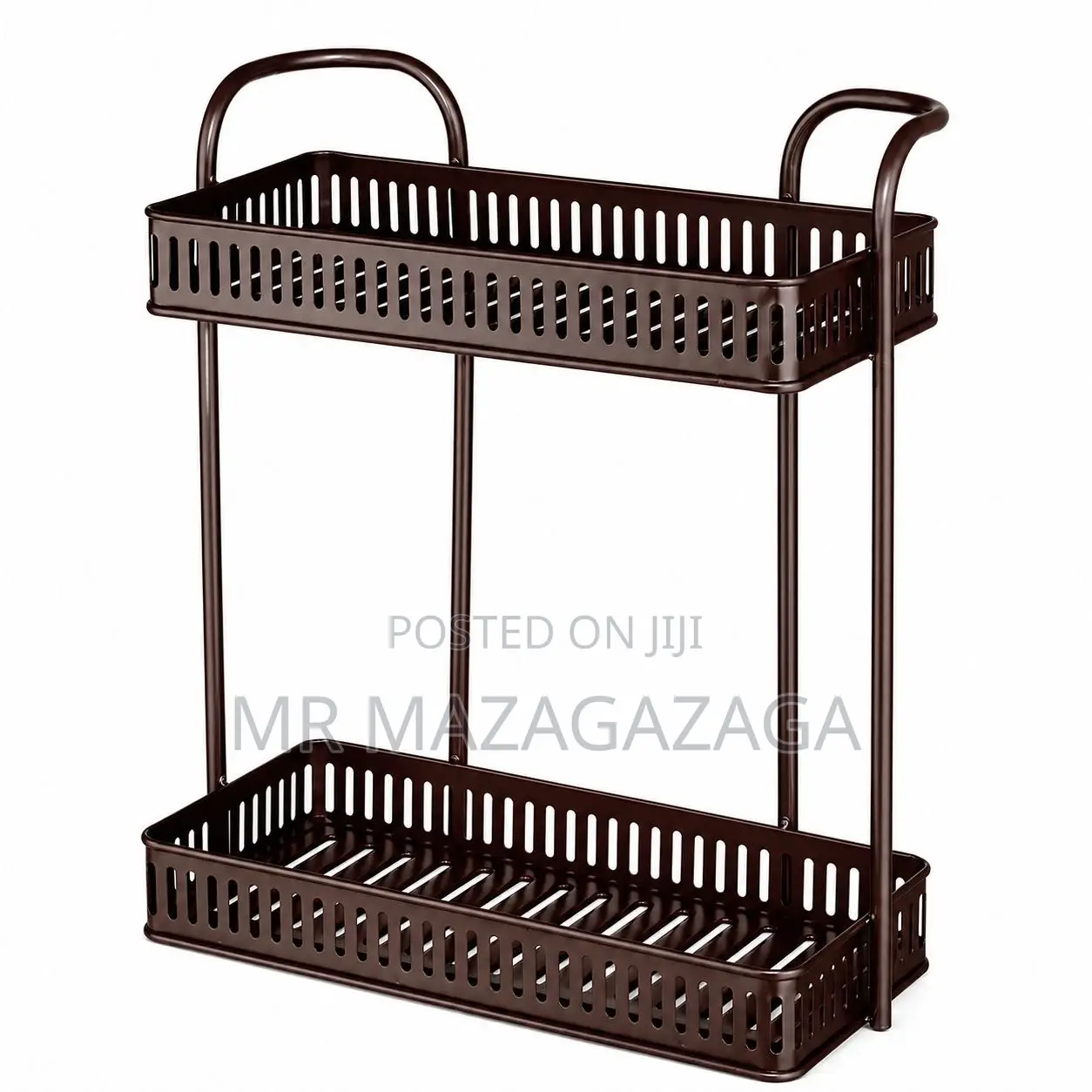 2-Tier Stainless Steel Kitchen/Bathroom Organizer*