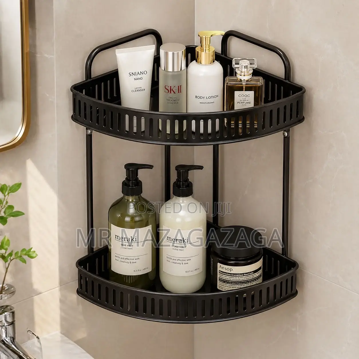 2-Tier Stainless Steel Kitchen/Bathroom Organizer*
