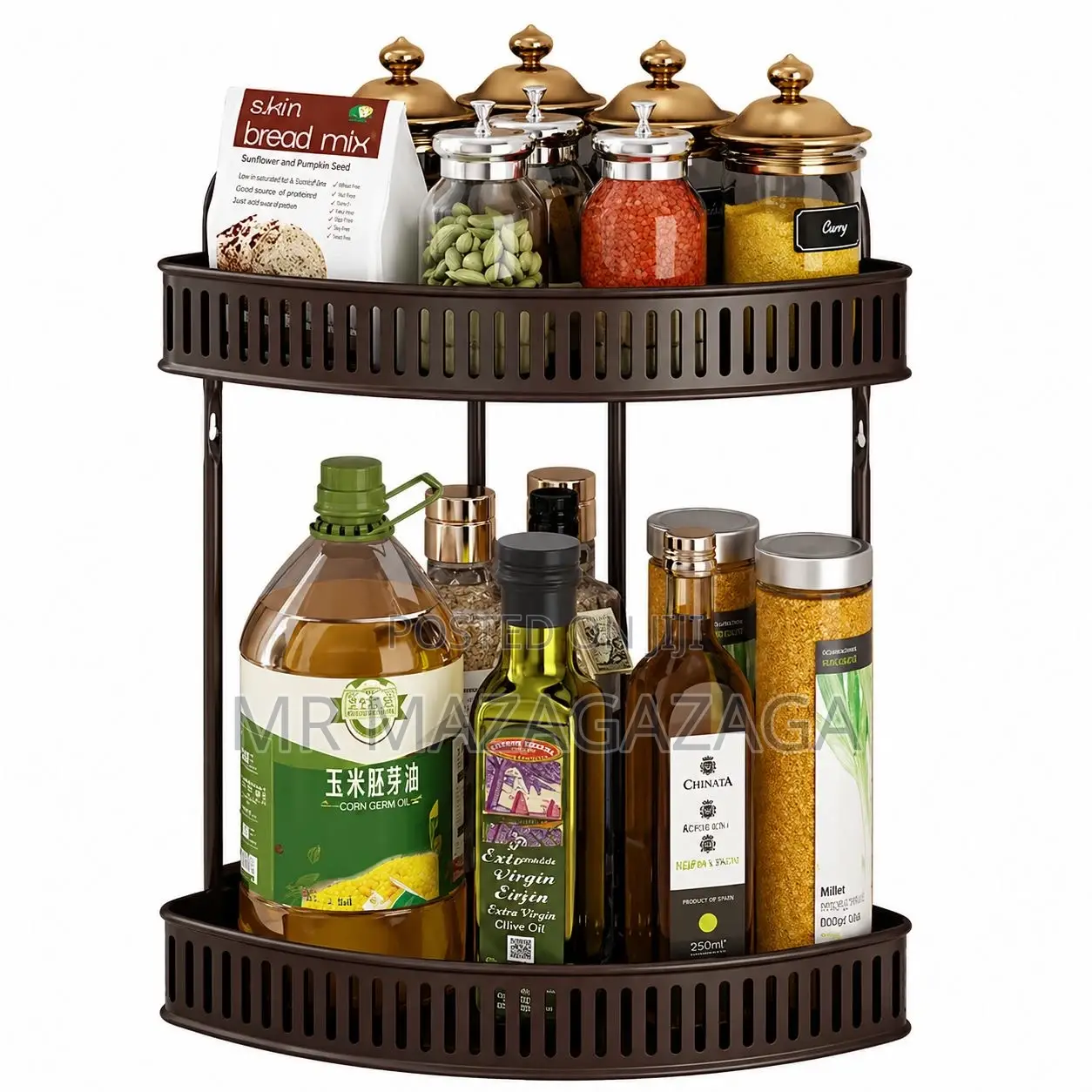 2-Tier Stainless Steel Kitchen/Bathroom Organizer*