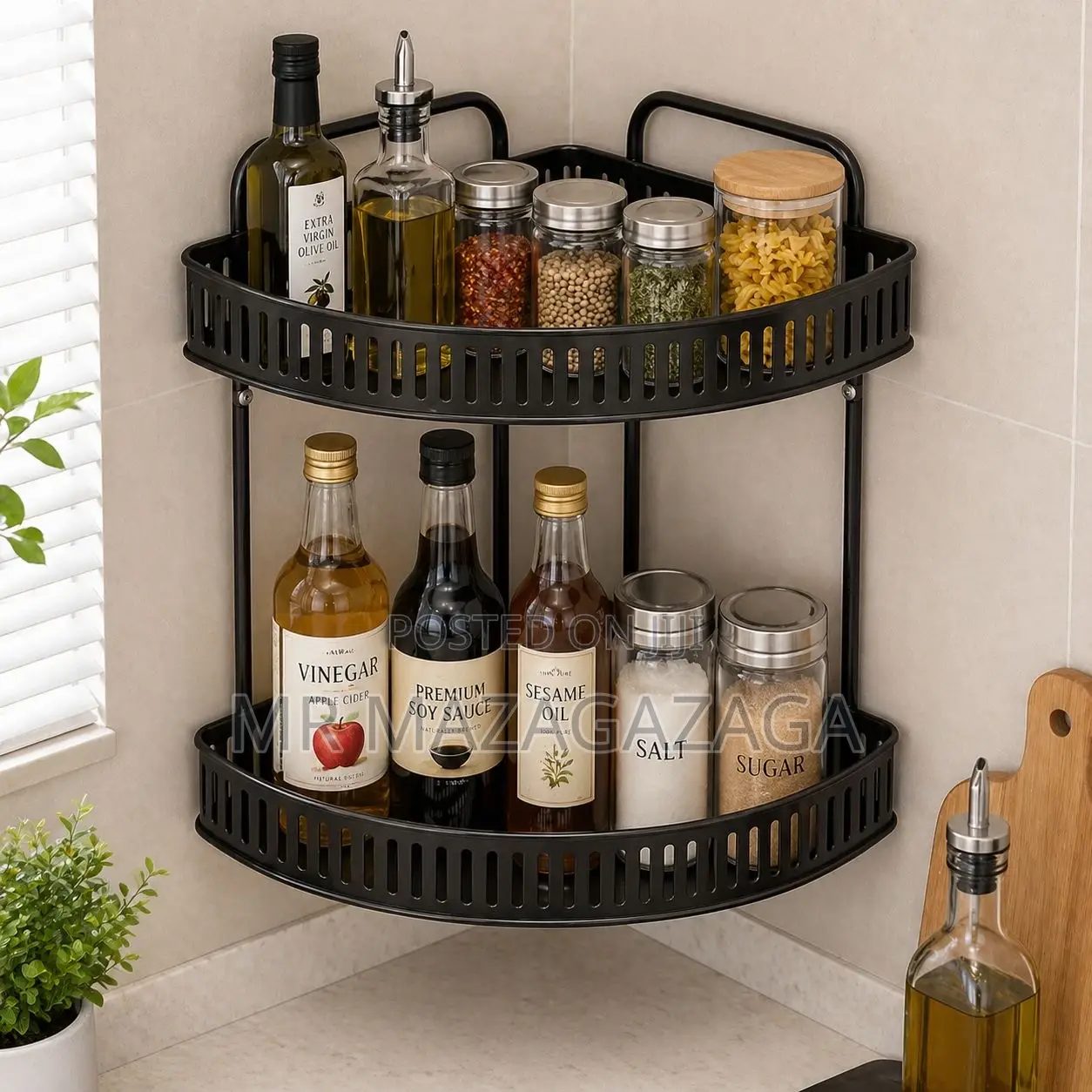 2-Tier Stainless Steel Kitchen/Bathroom Organizer*