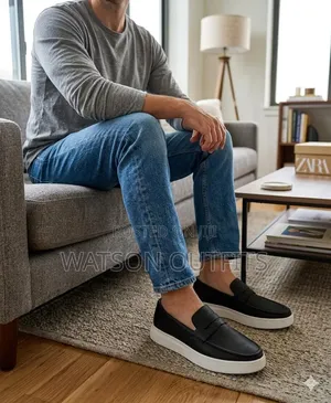 Men's New and Original Leather Shoes Classic and Simpo Zara Branded