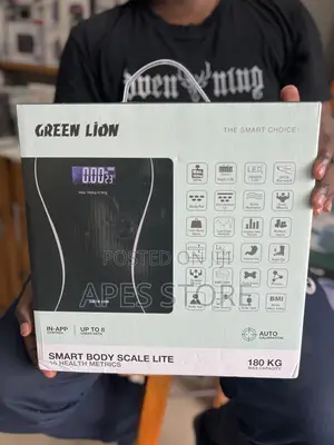 Green Lion Smart Body Scale Lite - Black