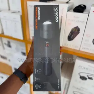 Porodo Lumalite 2500 Rechargeable Flashlight 700m Range 2500lm